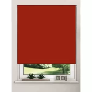 Image of NewEdgeBlinds Blackout Roller Blinds Red 100cm Width x 165cm Length