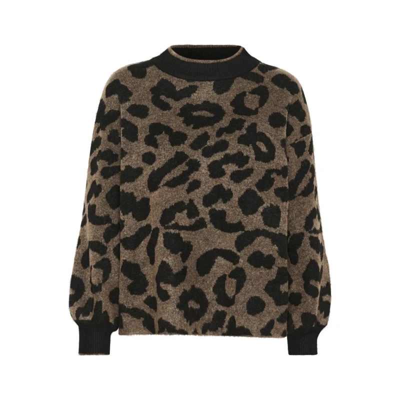 Image of Kaffe Womens knitted sweater KAFFE Wilma Marron Female M