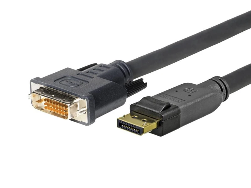 Image of Vivolink PRODPDVI4K2 video cable adapter 2m DisplayPort DVI-D Black