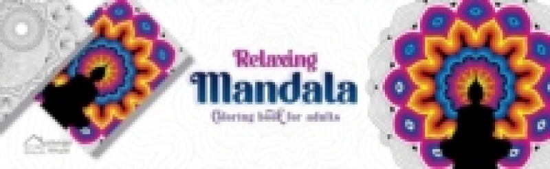 Image of Relaxing Mandala Coloring Book for Adults Paperback / softback