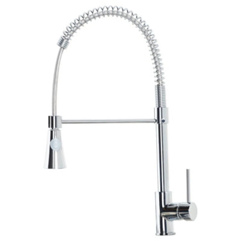 Image of Scudo Target Pull Out Spray Kitchen Tap Chrome
