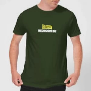 Image of Plain Lazy Bedroom DJ Mens T-Shirt - Forest Green - L