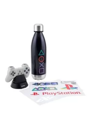 Image of Playstation Playstation Icon Light Bottle And Sticker Set