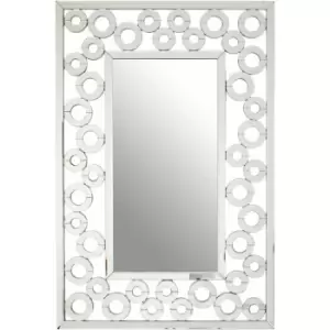 Image of Wall Mirror Bathroom / Bedroom / Hallway Wall Mounted Mirrors Puzzle Frame / Glass Mirrors For Living Room 4 x 120 x 80 - Premier Housewares
