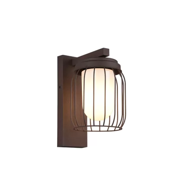 Image of Tuela Modern Wall Lamp Rusty IP44