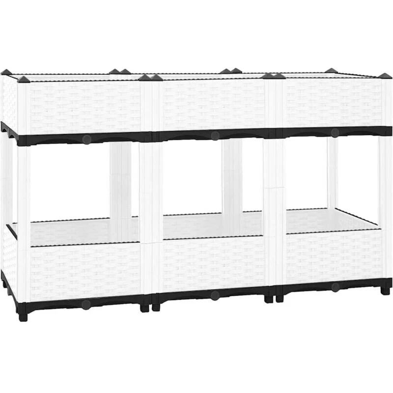 Image of VIDAXL Raised Bed 120x40x71cm Polypropylene vidaXL 8720845672041