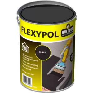 Image of Radmat Building Products - RoofPro Flexypol One Coat Roof Sealer (Black) 5L