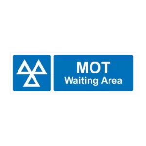 Image of MOT Waiting Area - RPVC (600 x 200mm)