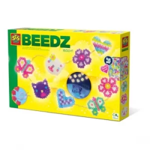 Image of Ses Creative Beedz Childrens Iron-on Beads Light Garland Mosaic Kit- 1600 Iron-on Beads- Unisex