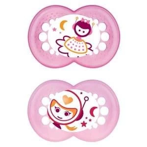 Image of Mam Night 12+M Soother - Girl