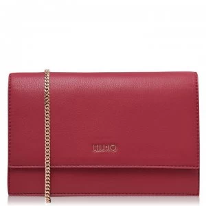 Image of Liu Jo Liu Cool Quilted Flap Over Cross Body Bag - Ciliegia 9186