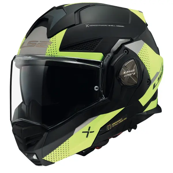 Image of LS2 FF901 Advant X Oblivion Matt Black H-V Modular Helmet Size M