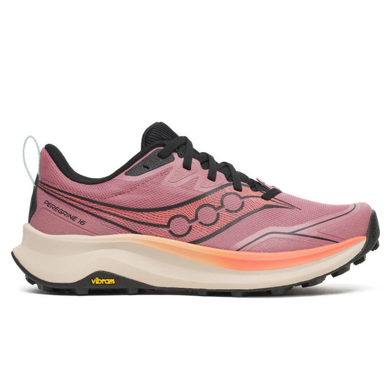 Image of Saucony Saucony Peregrine 16 Womens Mauve/Salmon - Mauve / 7.5 / Standard