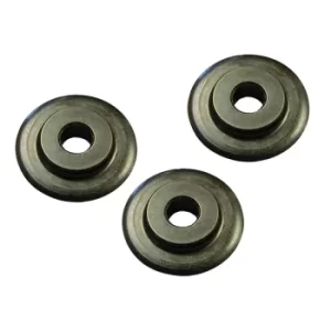 Image of Faithfull FAIPCW642 Pipe Cutter Replacement Wheels (Pack of 3)