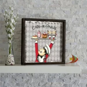 Image of KZM623 Multicolor Decorative Framed MDF Painting