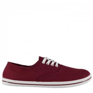 Image of Slazenger Canvas Pumps Mens - Burgundy