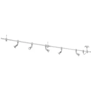 Image of Eglo Vilanova - 5 Light Spotlight Track Light Chrome, Aluminium, GU10