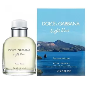 Image of Dolce & Gabbana Light Blue Discover Vulcano Pour Homme Eau de Toilette For Him 40ml