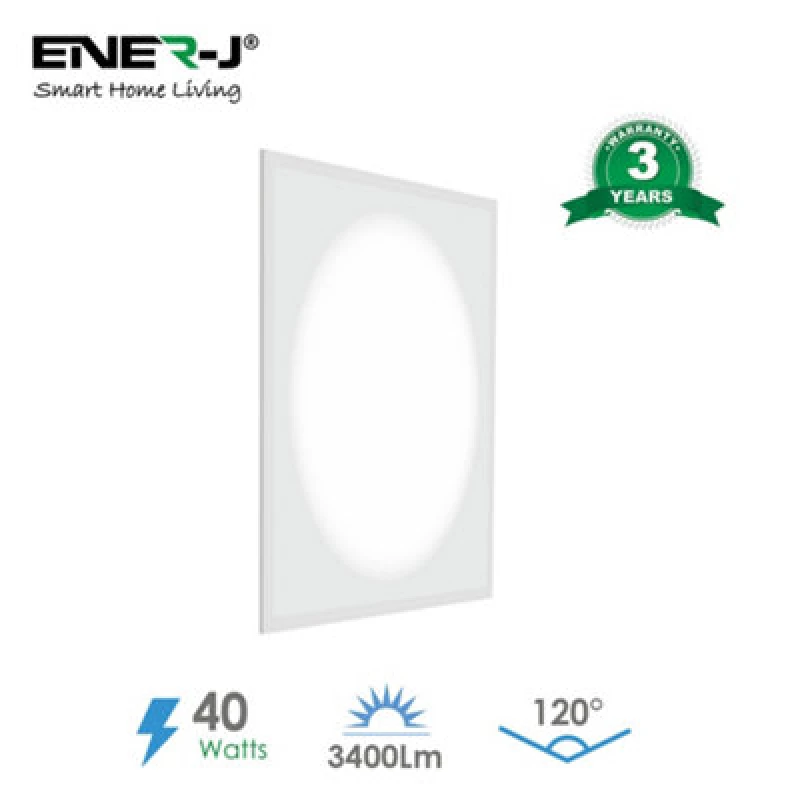 Image of Ener-J Moon Light LED Backlit Ceiling Panel Light 60X60Cms 3400 Lumens (Pack Of 2 Units)