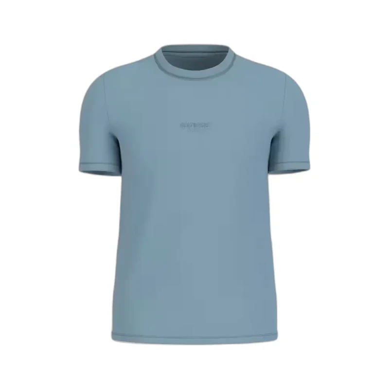 Image of Guess Round neck T-Shirt Guess Aidy Bleu Male M