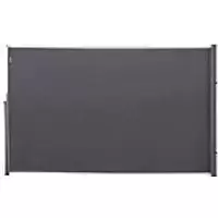 Image of OutSunny Side Awning 0 (W) x 300 (D) x 180 (H) mm Polyester Cloth, Metal Grey