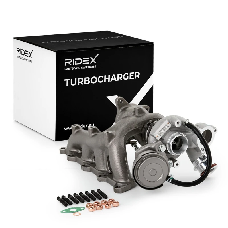 Image of RIDEX 2234C0097 Turbocharger without gaskets/seals Charger,charging system (2234)