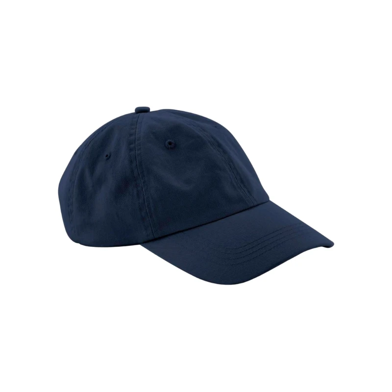 Image of Beechfield Beechfield Men Cotton Panelled Baseball Cap in Navy Navy One Size Male 5063377073065