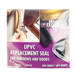 Image of Stormguard 6m UPVC Replacement Gasket Seal - Black