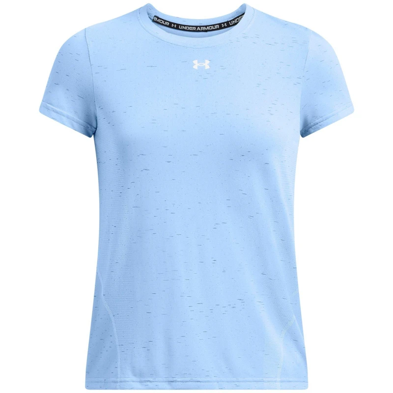 Image of Under Armour Womens Vanish Seamless Short-Sleeve Performance Gym Top Blue female 10 (S)