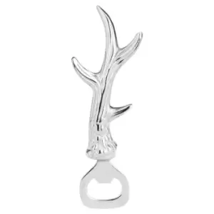 Image of Silver Nickel Antler Bottle Opener