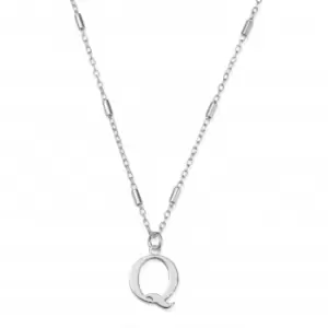Image of Iconic Initial Q Silver Necklace SNCC4040Q