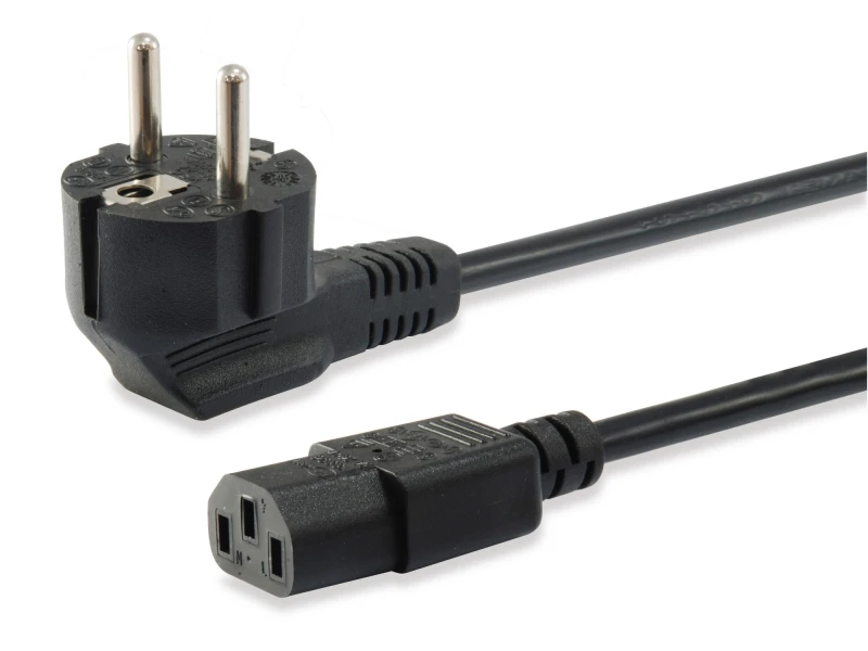Image of Equip High Quality Power Cord. C13 to Schuko. 1.8m