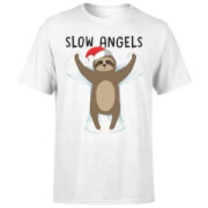 Image of Slow Angels T-Shirt - White - 5XL