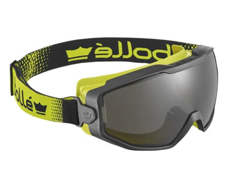 Image of Bolle Safety Bolle Spectn20W Spectrum Platinum Smoke Vented Safety Goggles Black/yellow
