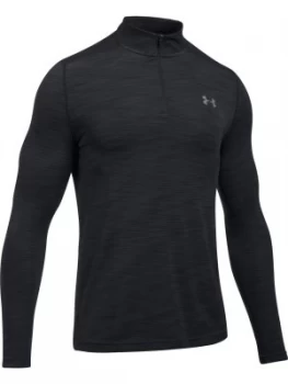 Image of Urban Armor Gear Mens Threadborne Seamless 14 Zip Black