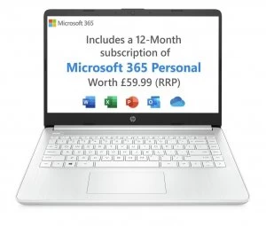 Image of HP 14S-FQ0005NA 14" Laptop