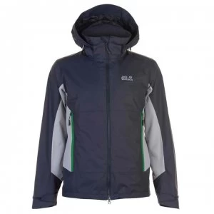 Image of Jack Wolfskin North Border Jacket Mens - Ebony