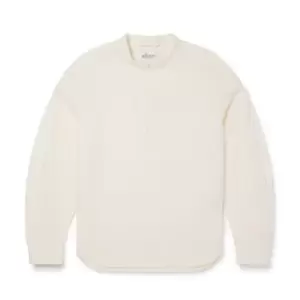 Image of Albam Shirt Collarless Shirt - Beige