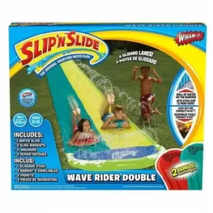 Image of Wham-o 16ft Slip 'N Slide Double Wave Rider Water Slide