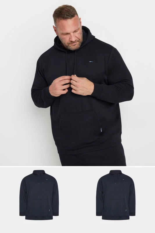 Image of BadRhino 2 Pack Core Hoodies Blue