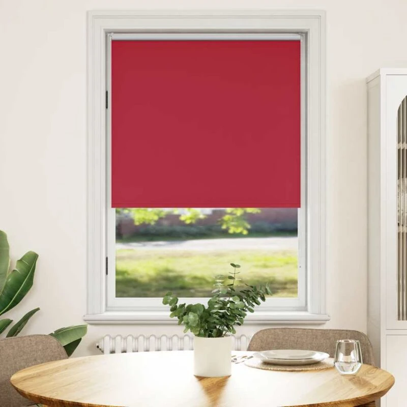 Image of VIDAXL Roller Blind Blackout 100 x 175cm Red Vidaxl 240119