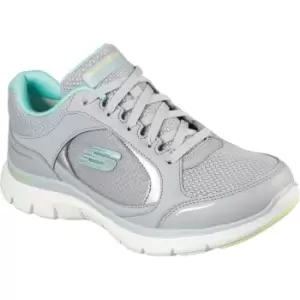 Image of Skechers Womens Flex Appeal 4.0 True Clarity Sport Trainers UK Size 8 (EU 41)