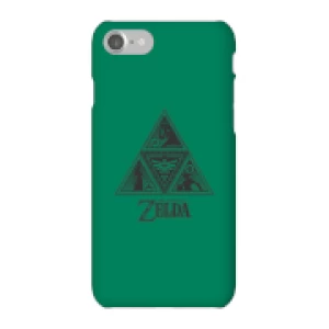 Image of Nintendo The Legend Of Zelda Triforce Phone Case - iPhone 7 - Snap Case - Matte