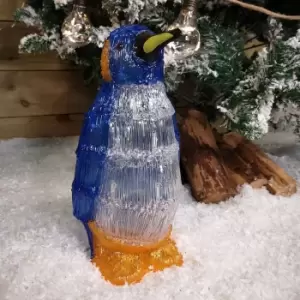 Image of 37cm LED Indoor Outdoor Acrylic Penguin Christmas Decoration