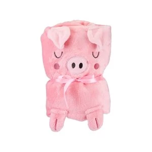 Image of Sass & Belle Oink the Piglet Baby Blanket