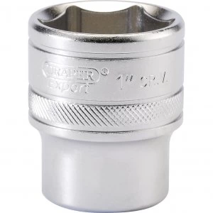 Image of Draper 1/2" Drive Satin Finish Hexagon Socket Imperial 1/2" 1"