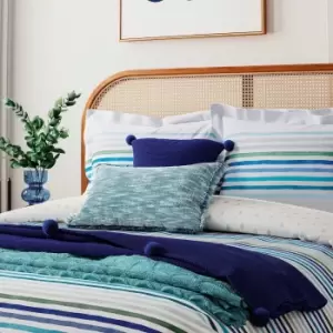 Image of Helena Springfield Margot Single Duvet Cover Set, Aqua