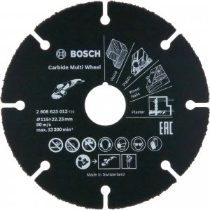 Image of Bosch Professional Universal Carbide Multi Cutting Disc 115mm