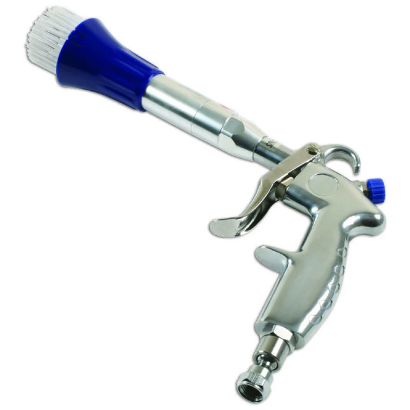 Image of Laser Tools Turbo Pulse Blow Gun with Brush Length 210mm Airflow 158 l/min 7474 - Laser 5018341074746