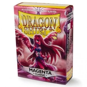 Image of Dragon Shield Classic - Magenta 60 Sleeves In Box - 10 Packs